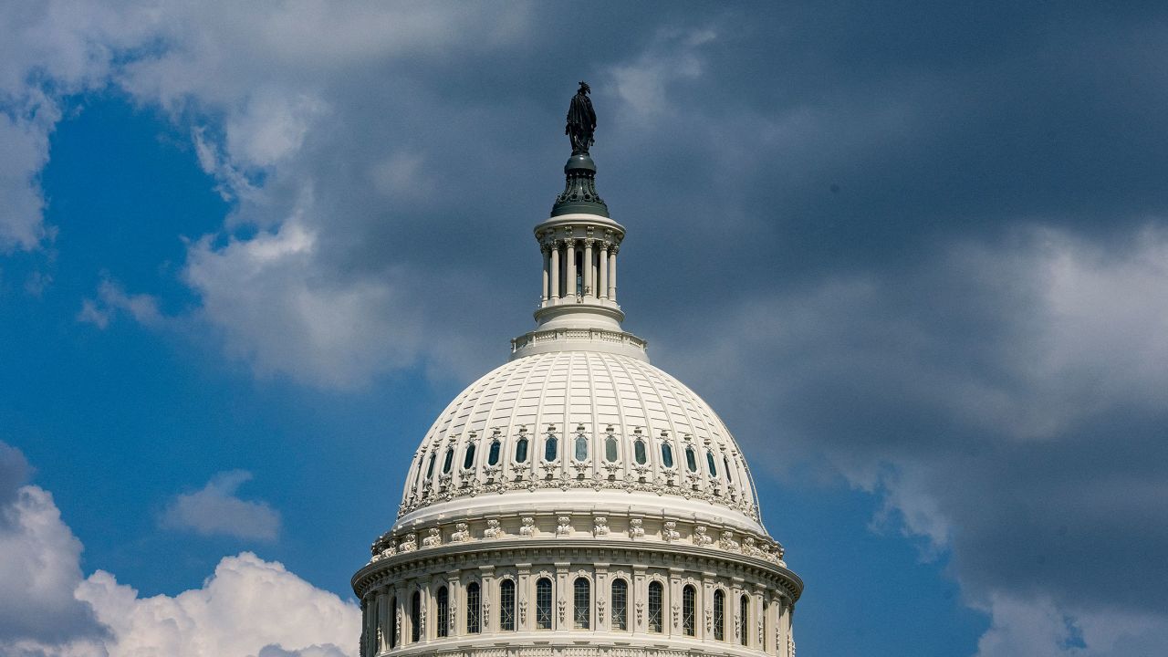 US Capitol dome on June 29, 2025, as US President Donald Trump's Big Beautiful Bill continues through the Senate. US senators debated into the early hours of Sunday Donald Trump's "big beautiful" spending bill, a hugely divisive proposal that would deliver key parts of the US president's domestic agenda while making massive cuts to social welfare programs. (Photo by Jim WATSON / AFP) (Photo by JIM WATSON/AFP via Getty Images)          