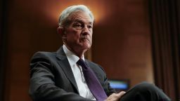 Federal Reserve Chair Jerome Powell at the Senate Committee on Banking, Housing, and Urban Affairs on June 25 in Washington, DC.