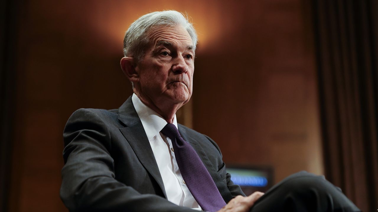 Federal Reserve Chair Jerome Powell at the Senate Committee on Banking, Housing, and Urban Affairs on June 25 in Washington, DC.