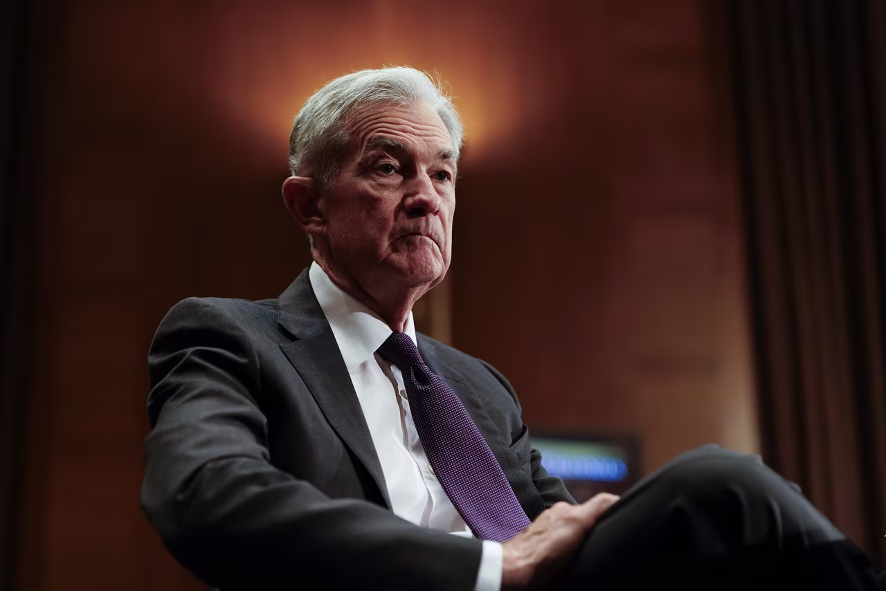 Federal Reserve Chair Jerome Powell during a hearing before the Senate Committee on Banking, Housing, and Urban Affairs on June 25.