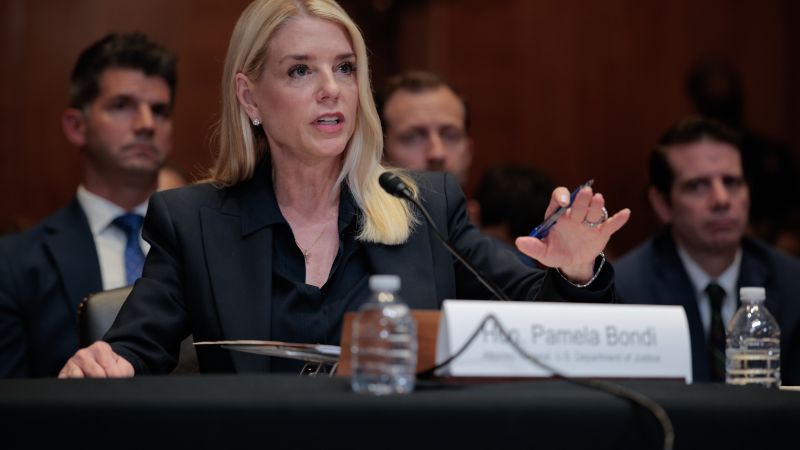 Hear heated exchange between Pam Bondi and Democrat over possible foreign influence on Trump | CNN Politics