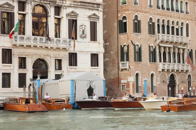 A general view of the Aman Venice hotel on Wednesday.