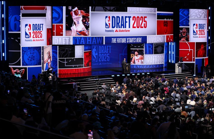 NBA commissioner Adam Silver pictured speaking during the 2025 NBA Draft in June.