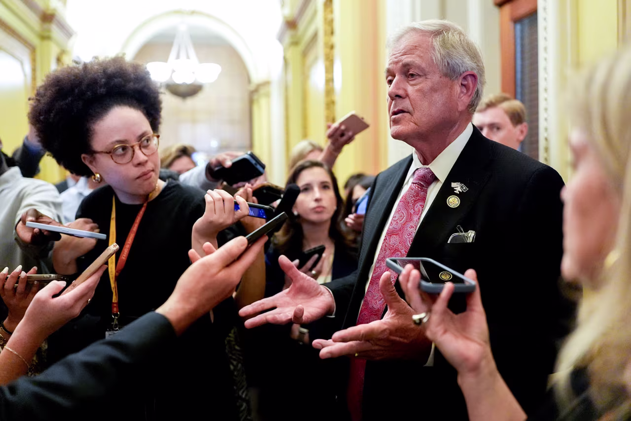Rep. Ralph Norman speaks to members of the media at the US Capitol in Washington, DC, on Wednesday.