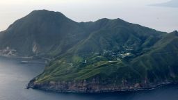 Akuseki Island in the Tokara island chain in Kagoshima Prefecture, southwestern Japan, after an earthquake with a preliminary magnitude of 5.5 hit the island, part of Toshima village, on July 3, 2025.