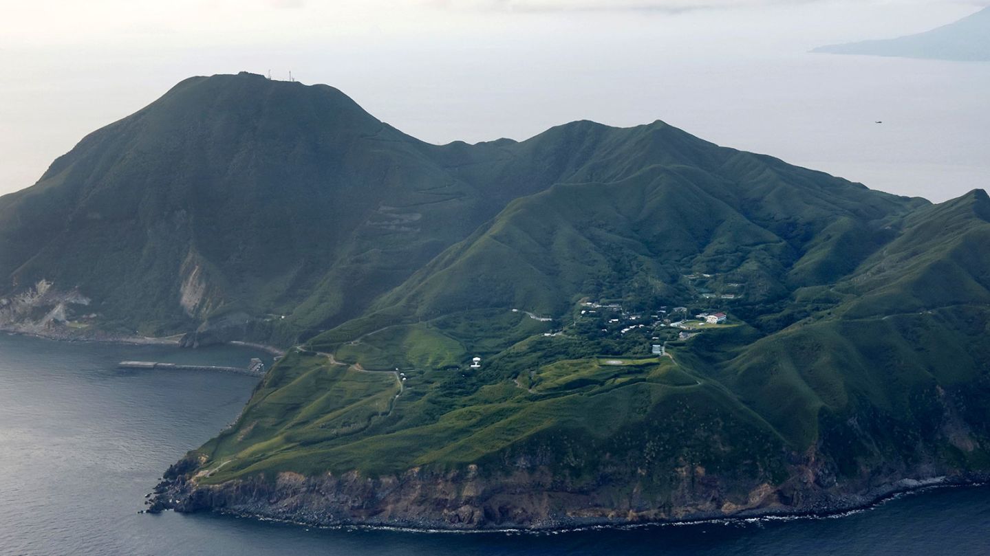 Akuseki Island in the Tokara island chain in Kagoshima Prefecture, southwestern Japan, after an earthquake with a preliminary magnitude of 5.5 hit the island, part of Toshima village, on July 3, 2025.