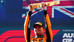 Lando Norris cut Oscar Piastri's lead at the top of the drivers' championship to 15 points on Sunday.