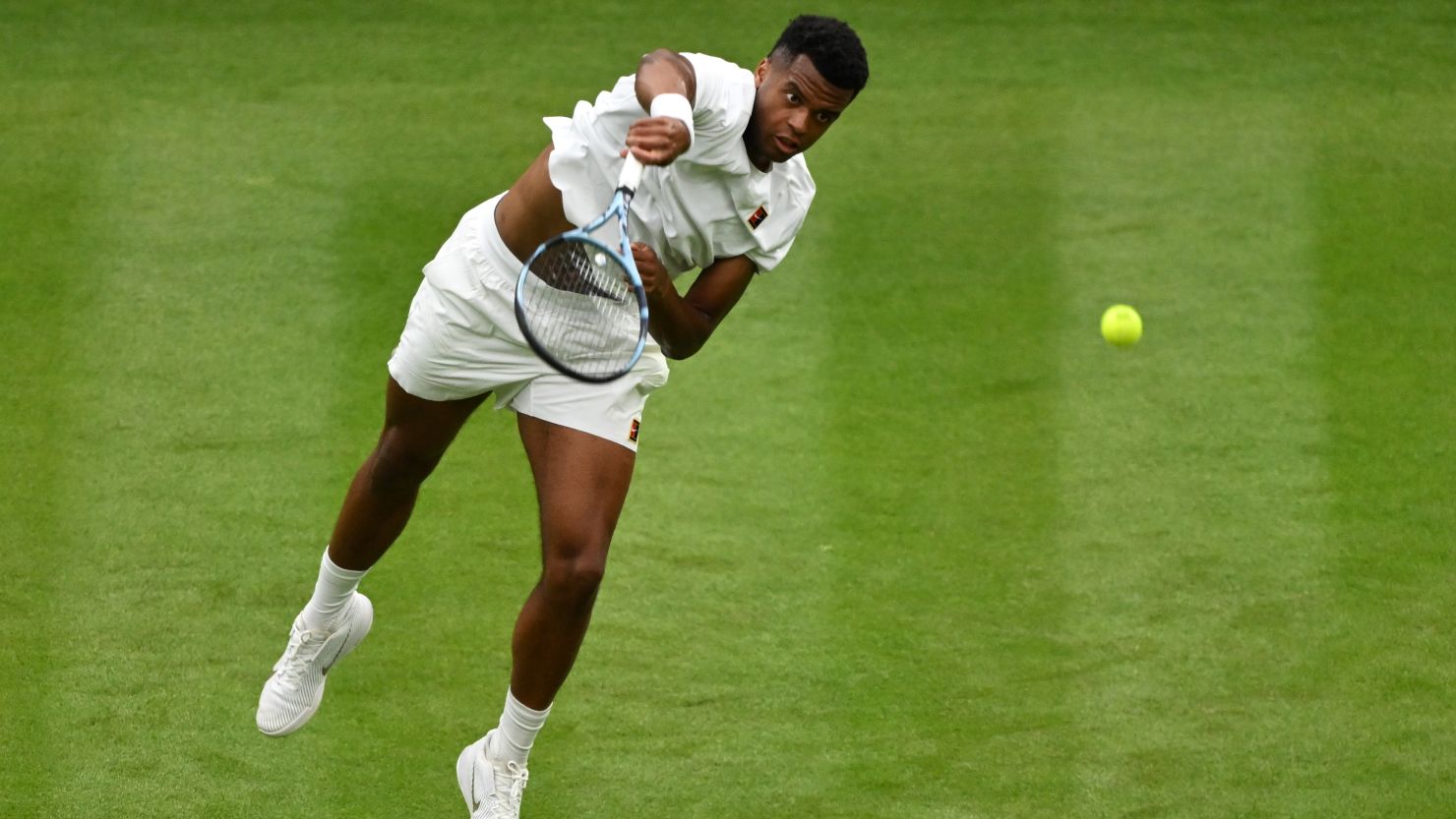 Giovanni Mpetshi Perricard produced the biggest serve in Wimbledon history this year.