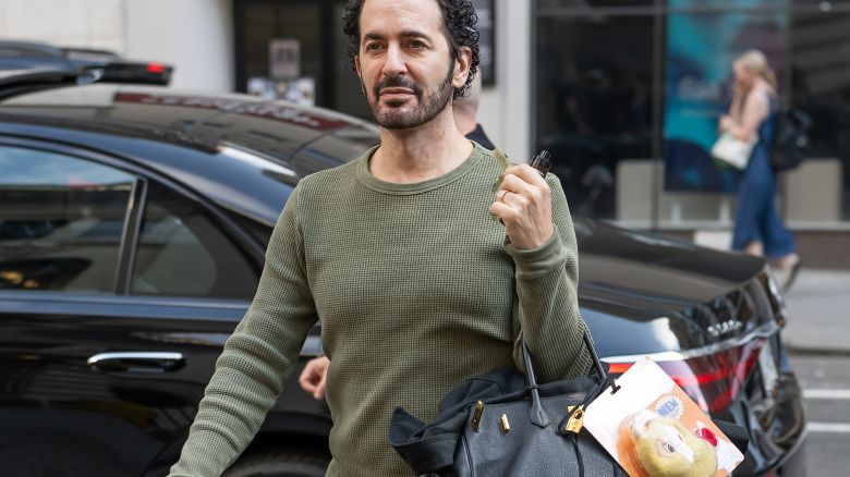 NEW YORK, NEW YORK - JUNE 30: Fashion designer Marc Jacobs arrives to the Marc Jacobs 2026 Fashion Show at New York Public Library on June 30, 2025 in New York City. (Photo by Gilbert Carrasquillo/GC Images)