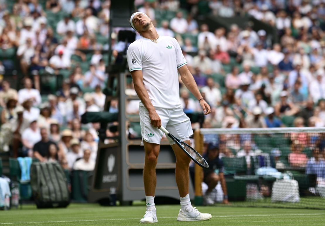 Zverev didn't have the answers against Rinderknech.