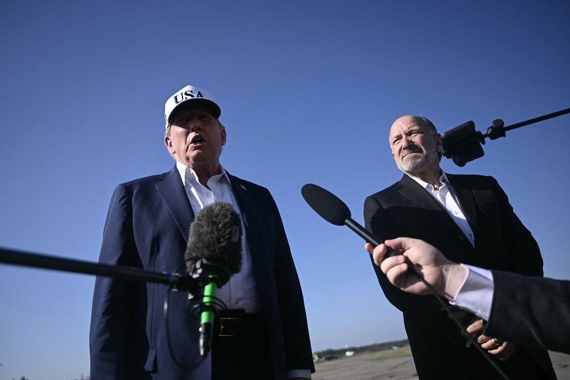 President Donald Trump and Secretary of Commerce Howard Lutnick.