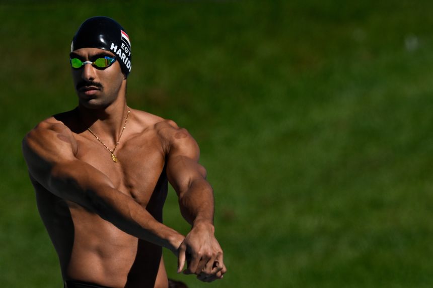 Elaraby is looking to make waves at this year's World Aquatics Championships.