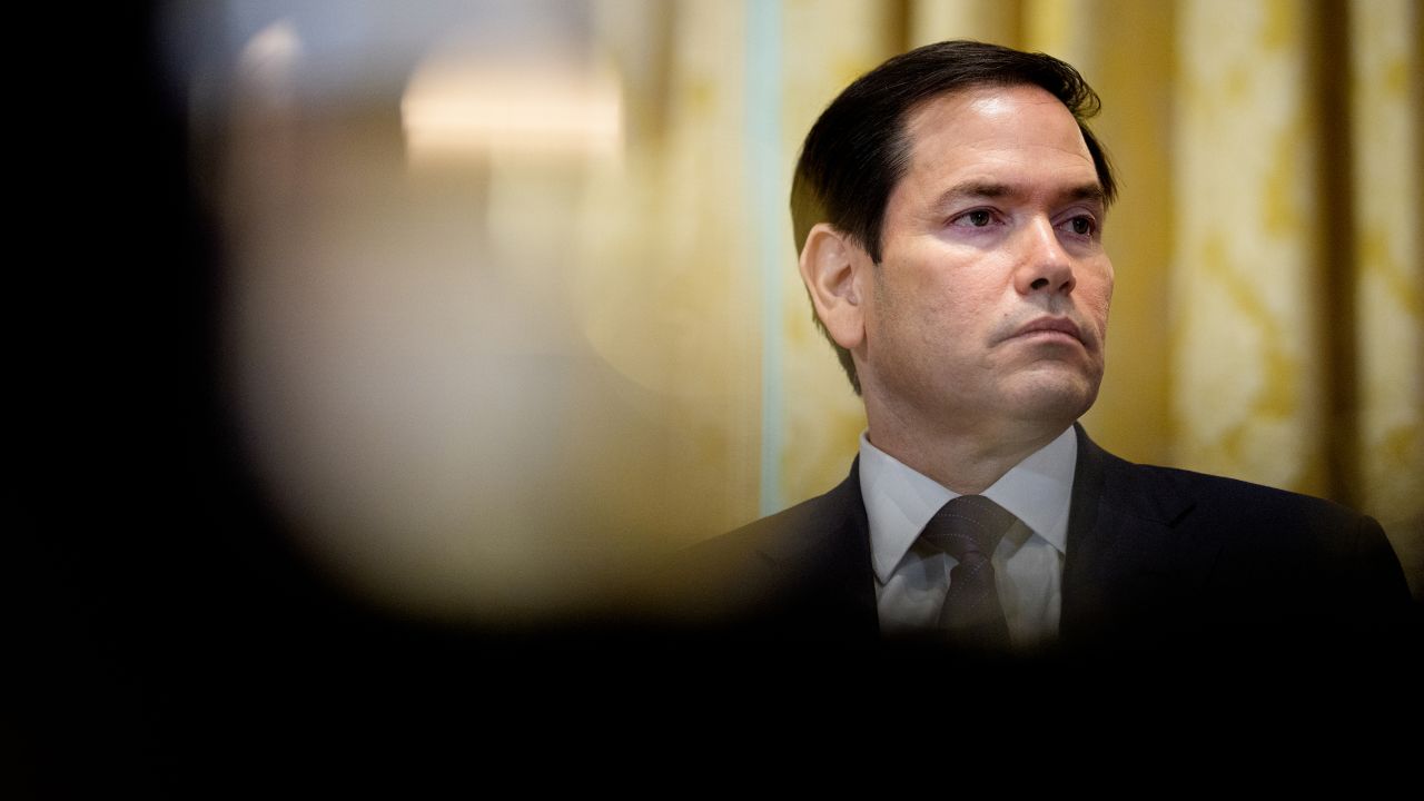 U.S. Secretary of State Marco Rubio attends a Cabinet Meeting with U.S. President Donald Trump at at the White House on July 08, 2025 in Washington, DC. Trump discussed the recent flash flooding tragedy in Central Texas where at least 109 people have died, and other topics during the portion of the meeting that was open to members of the media.