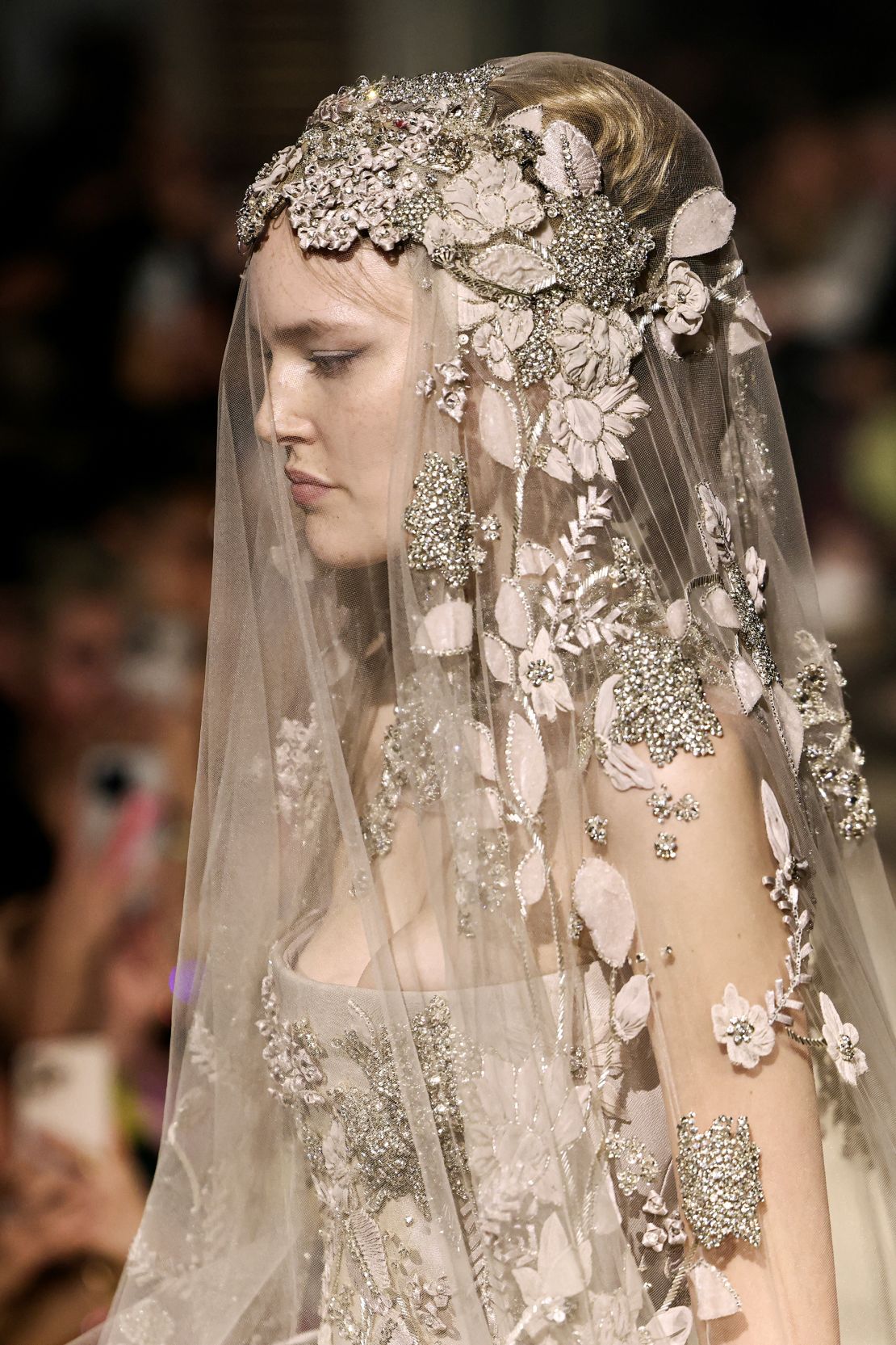 Elie Saab reportedly rewatched of Sofia Coppola’s 2006 cult classic “Marie Antoinette” during the design process of creating his new collection.