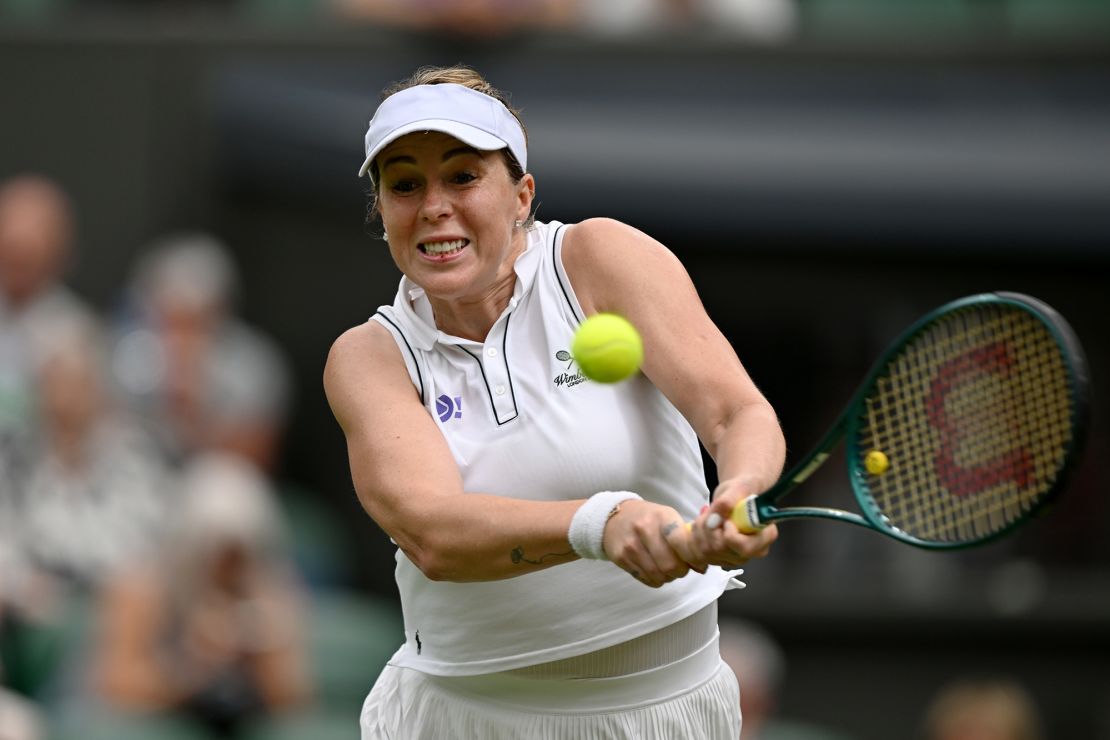 Pavlyuchenkova will play Amanda Anisimova in the quarterfinals of Wimbledon.