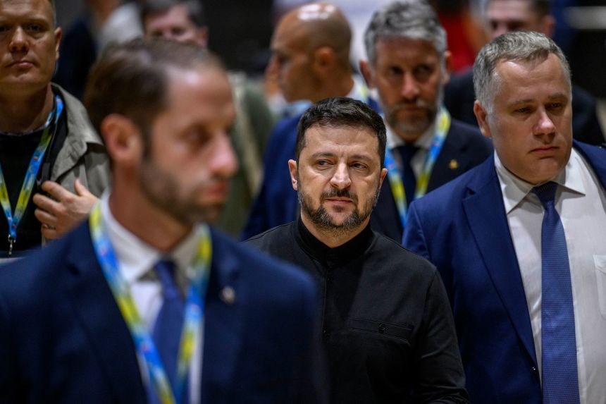 Ukrainian President Volodymyr Zelensky, pictured in Rome, Italy, on July 10.