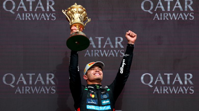 Lando Norris won his home Grand Prix for the first time in his career.