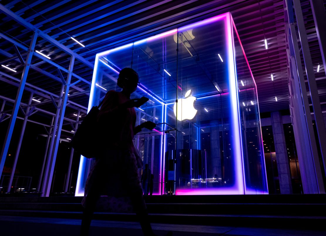 The Apple Store on 5th Avenue in Manhattan, New York, on July 10.