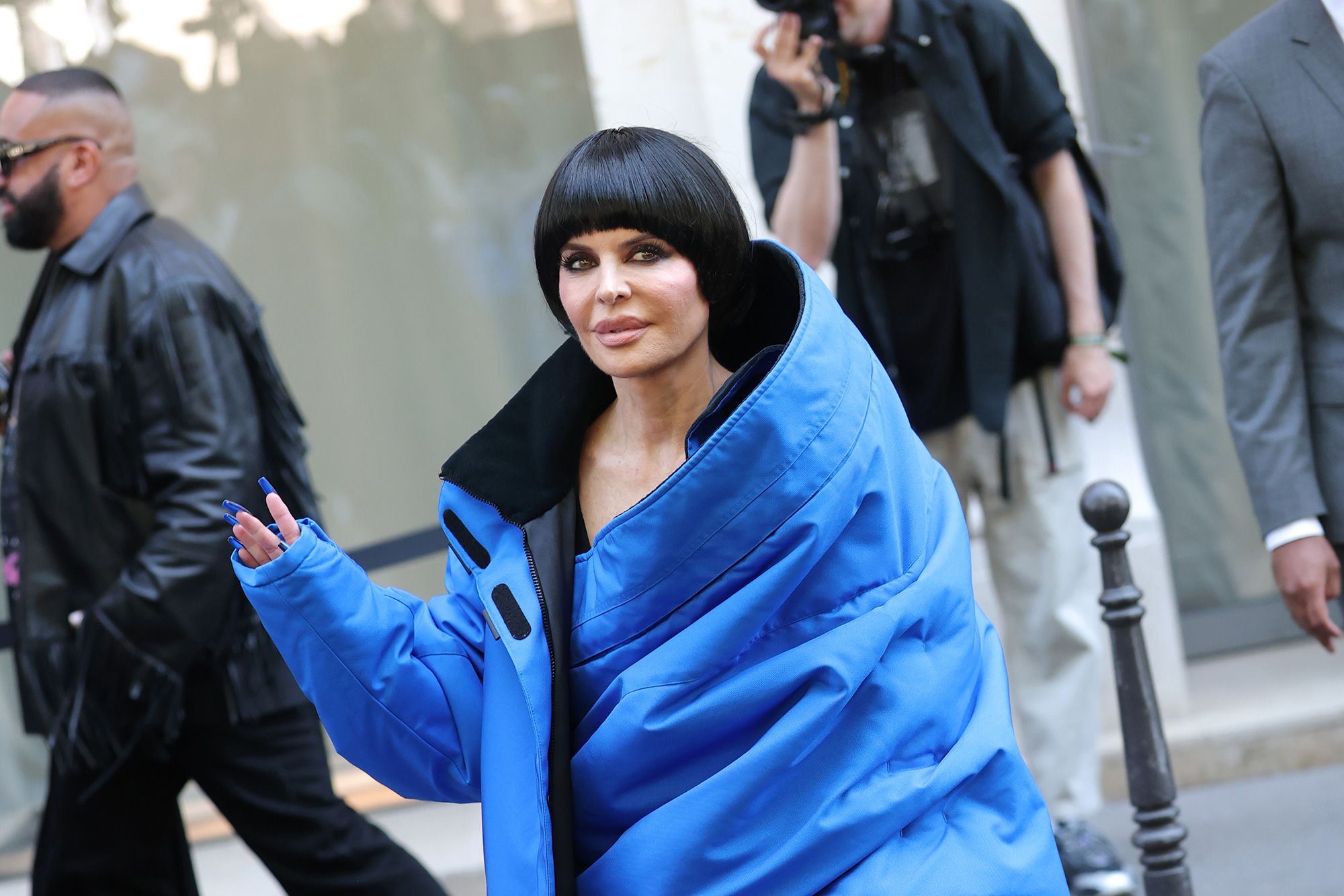 Lisa Rinna at the Balenciaga Haute Couture Fall-Winter 2025 show.
