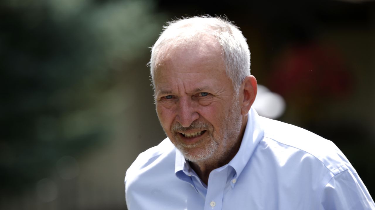 Former Treasury Secretary Larry Summers attends the Allen & Company Sun Valley Conference in Sun Valley, Idaho on July 9, 2025.