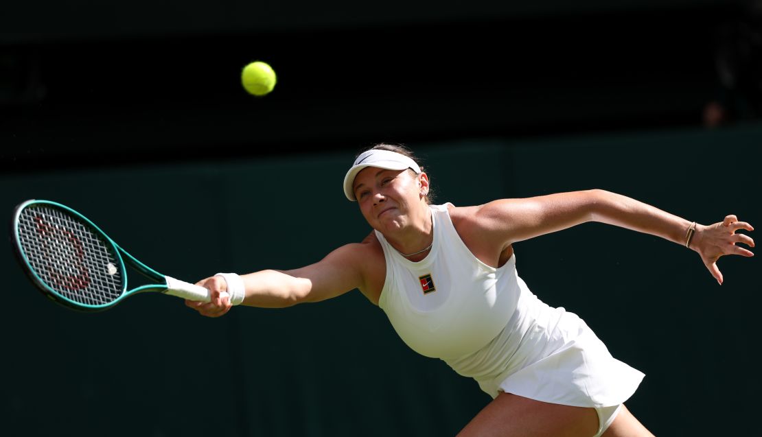 Anisimova says she felt fatigue in the buildup to Saturday's final.
