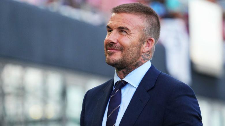 David Beckham at the Inter Miami CF-Nashville SC match in Fort Lauderdale earlier this month.