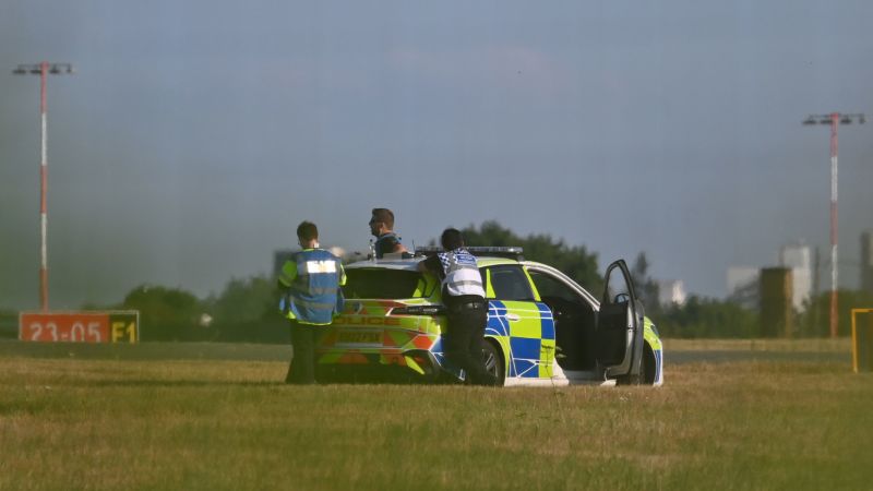 Small plane crashes at London Southend Airport