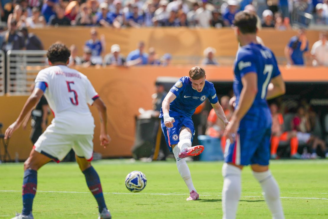 Cole Palmer scored two goals in the first half to help lead Chelsea to a win.