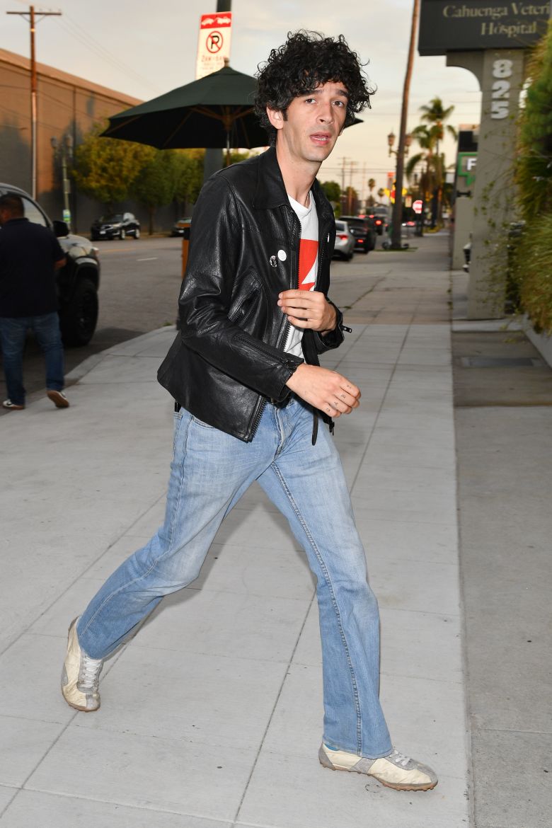 The 1975 lead singer Matty Healy was spotted this month in a pair of Martin Margiela Sprinters.