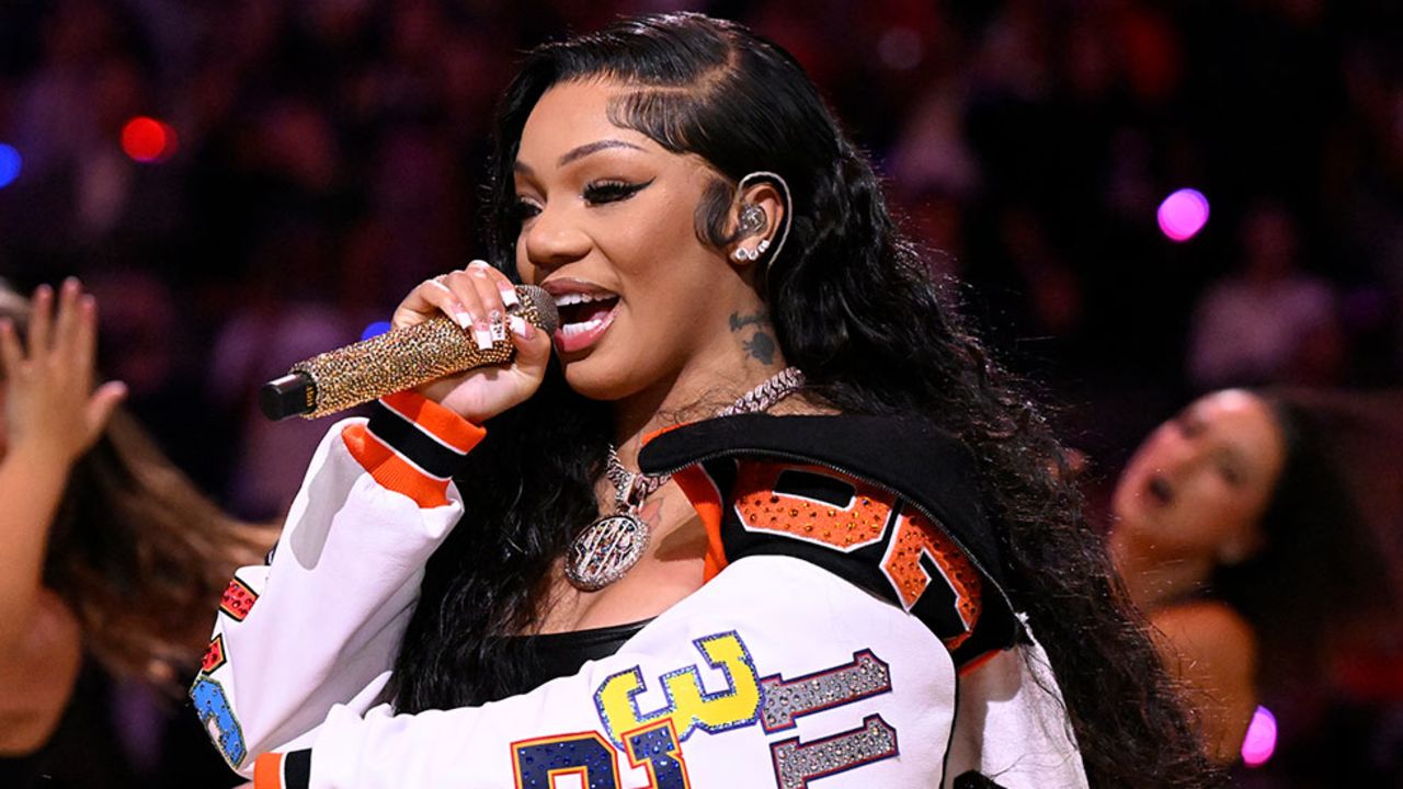 GloRilla performing during halftime during the AT&T WNBA All-Star Game 2025 earlier this month in Indiana.