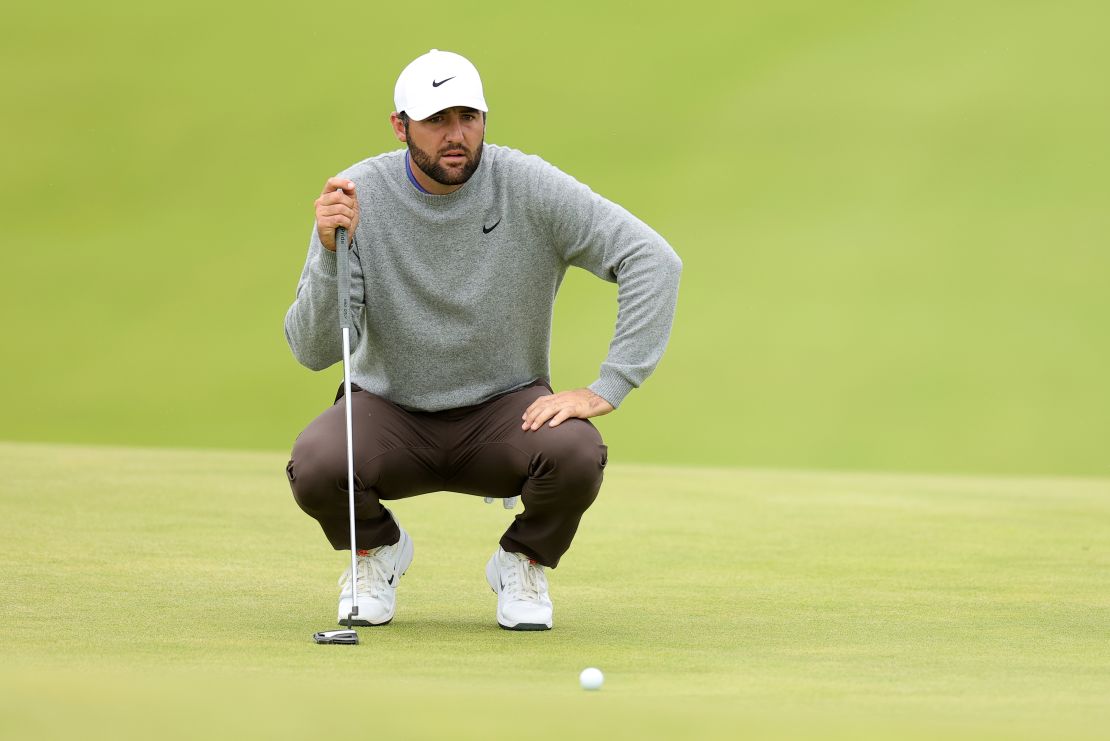 Scottie Scheffler finds himself in contention after the first day as he looks to win his first career Open Championship.