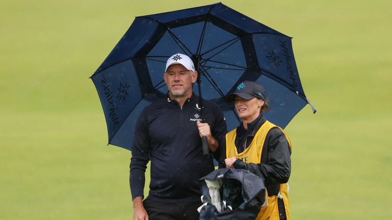 Lee Westwood and his caddie wife are the duo defying the odds at the Open Championship Lee Westwood and his caddie wife are the duo defying the odds at the Open Championship