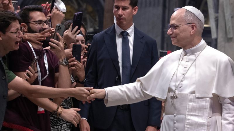Pope Leo makes surprise appearance at Jubilee of Youth