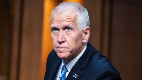 Sen. Thom Tillis, pictured on July 30, 2025.