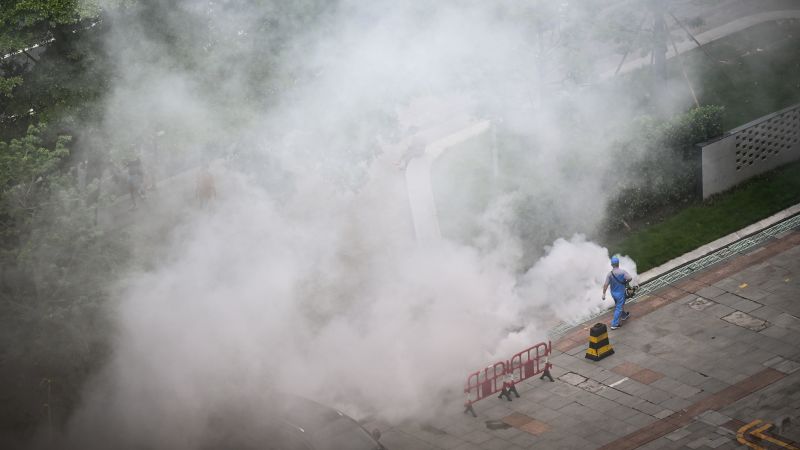 China fights mosquito-borne chikungunya virus with drones, fines and nets as thousands fall ill