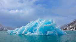 Iceberg melting in summer in Magdalenefjorden, fjord in Albert I Land on Svalbard / Spitsbergen, Norway. (Photo by: Arterra/Sven-Erik Arndt/Universal Images Group via Getty Images)