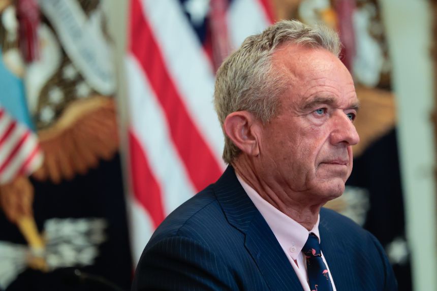Health and Human Services Secretary Robert F. Kennedy Jr. listens during an event on Health Technology in Washington, DC, on July 30.