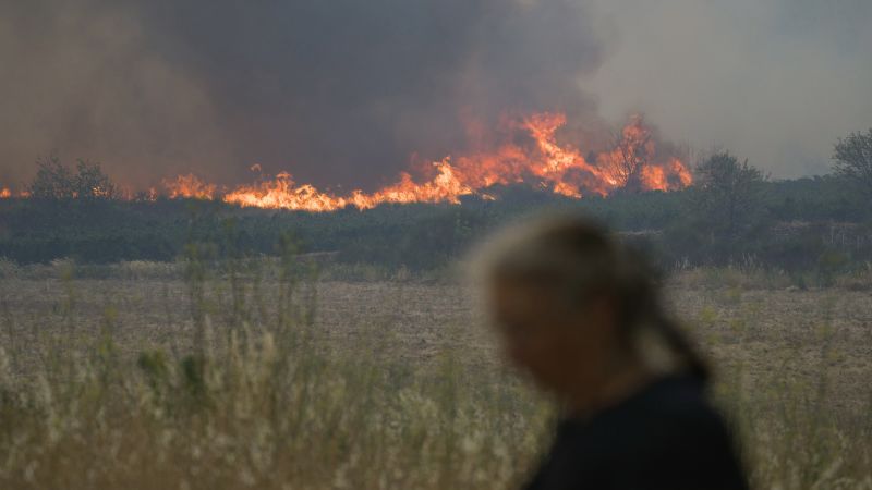 Southern France wildfire kills elderly woman and burns 11,000 hectares