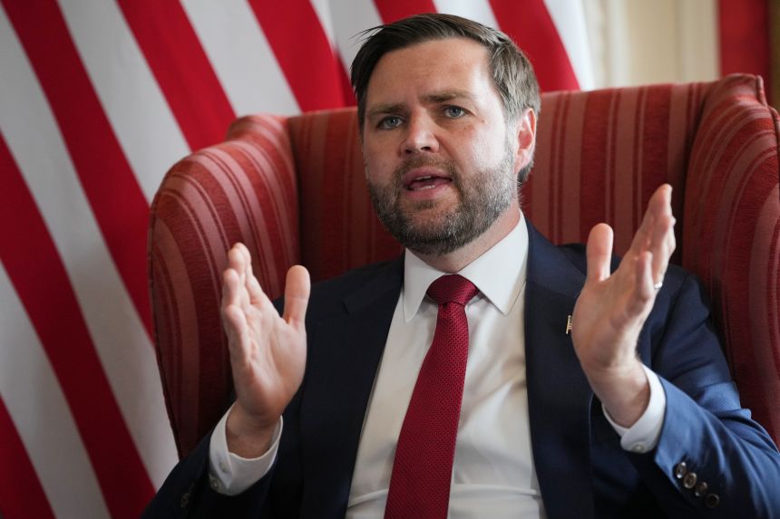 US Vice President JD Vance has accused the UK of backsliding on civil liberties.