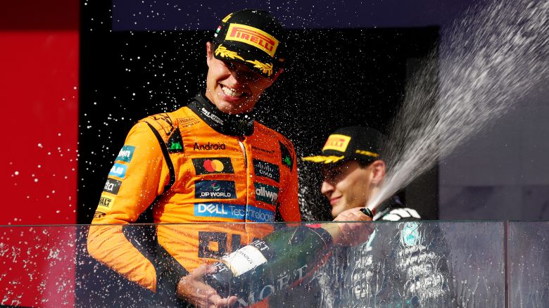 Lando Norris cut teammate Oscar Piastri's drivers' championship lead to just nine points.