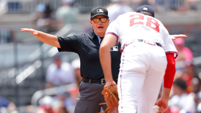 Jen Pawol makes baseball history as first woman to umpire an MLB game