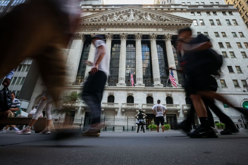 The Dow just hit its first closing record high of the year.