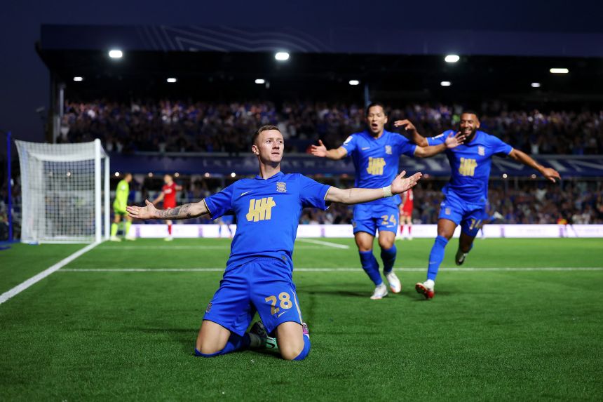 Jay Stansfield scored the opening goal of the game for Birmingham City.