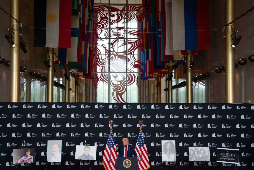 US President Donald Trump announced he would host the Kennedy Center Honors, which will go to actor Sylvester Stallone, rock band Kiss and singer Gloria Gaynor, among others, during the first year of his chairmanship.