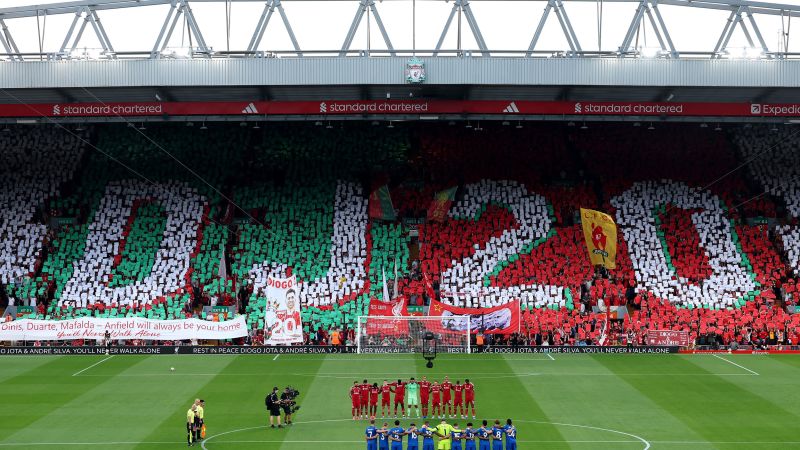 Emotional, electrifying start to Premier League season as Liverpool wins 6-goal bonanza after honoring Diogo Jota at Anfield