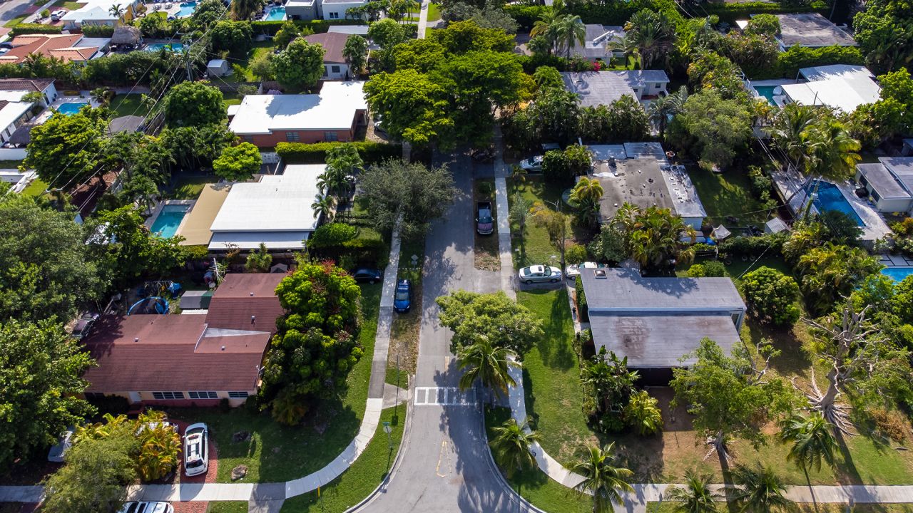 Homes in North Miami, Florida, on August 20. Lower mortgage rates and softer home prices might be improving the housing affordability picture for many Americans.