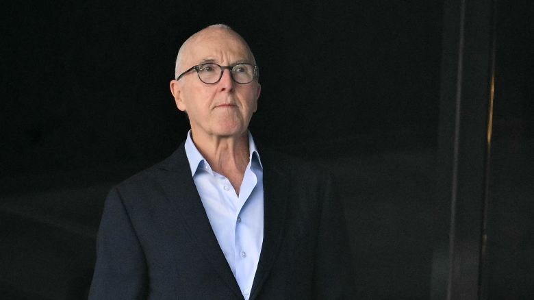 Marseille's US owner Frank McCourt looks on ahead the French L1 football match between Olympique de Marseille (OM) and Paris FC at Stade Velodrome in Marseille, southern France on August 23, 2025. (Photo by Christophe SIMON / AFP) (Photo by CHRISTOPHE SIMON/AFP via Getty Images)          