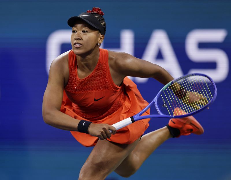 Naomi Osaka debuts elaborate rose-themed outfit in opening US Open