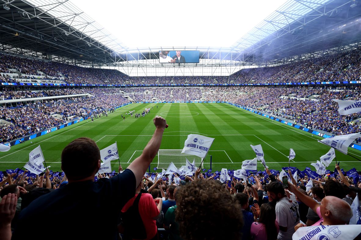 <strong>Premier League:</strong> A soccer match is a quintessential English experience, says Lonely Planet. Liverpool's Dickinson Stadium is pictured.