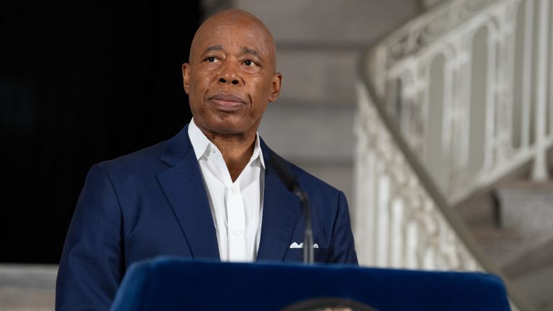 Eric Adams denies he will exit New York City mayoral race as Trump allies weigh field-clearing options